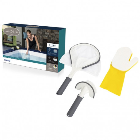 Bestway puhastuskomplekt 60310 spaa seinapindadele kinnas ja hari