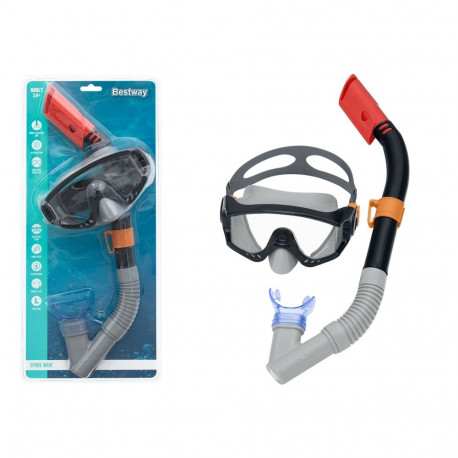 Bestway sukeldumiskomplekt 24068 mask ja toru, must