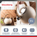 Klausberg teekann 3.0l, beež
