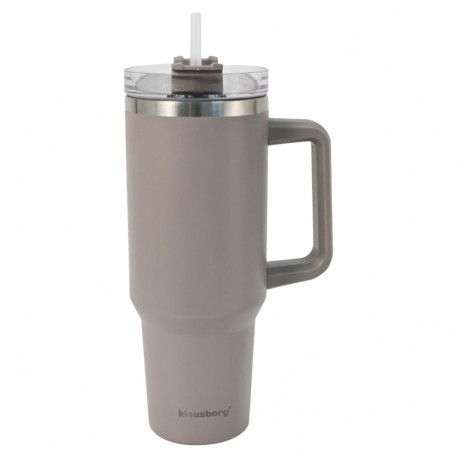 Klausberg termostass KB-7943 kõrrega 1100ml roostevaba teras, hall