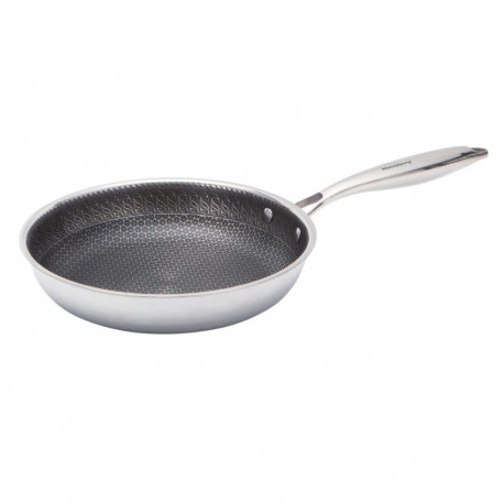 Patelnia powłoka non-stick honeycomb, 24 cm, 3-warstwy, stal 304, pfoa-free