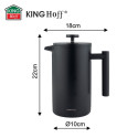 Kinghoff presskann 1.0l terasest