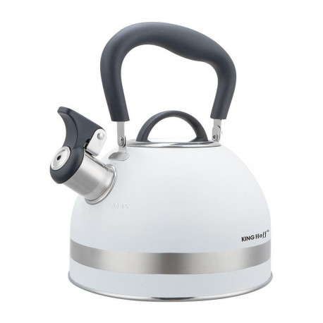 Kinghoff vilega teekann kh-1852 1.8l roostevabast terasest, valge