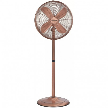 Wentylator stojący, podłogowy 40cm 50w, miedziany, klausberg