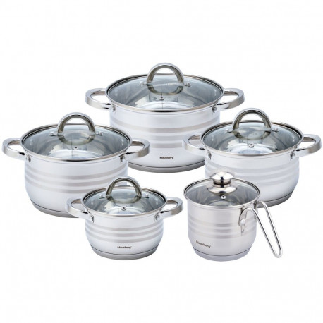 Klausberg pottide komplekt 14/16/18/20/24cm terasest