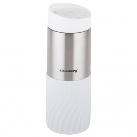 Kubek termiczny, biały, 420ml klausberg