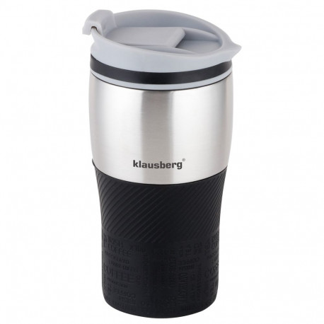 Kubek termiczny, czarny, 320ml klausberg