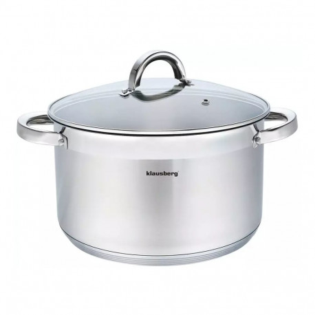 Garnek z pokrywą 11,5l, śr.30cm, stal klausberg