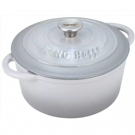 Kinghoff malmpott kaanega 24cm 4l, hall