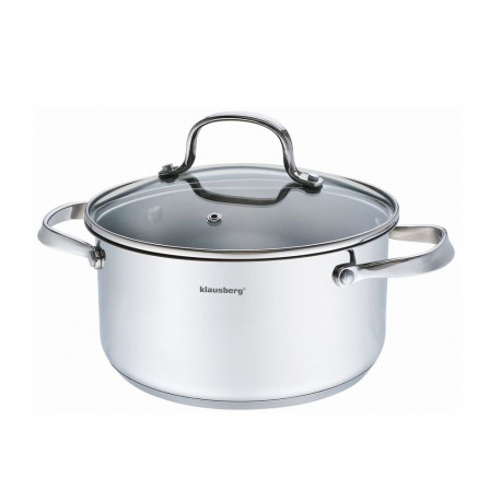 Garnek z pokrywą stal, śr.20cm 3,3l klausberg