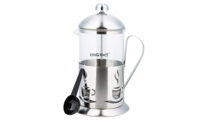 Kinghoff presskann 0.8l klaasist