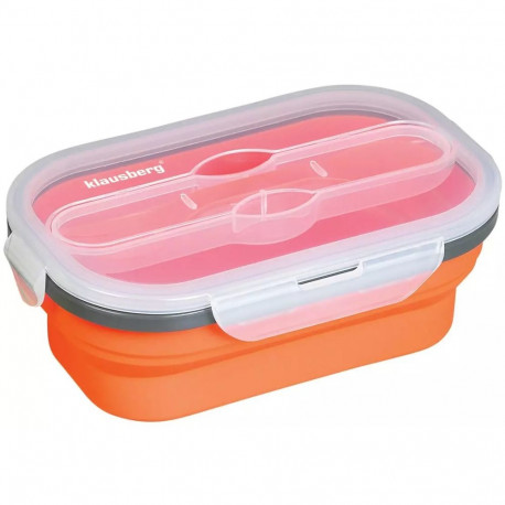 Pojemnik, lunchbox, silikon, różne kolory 800ml klausberg