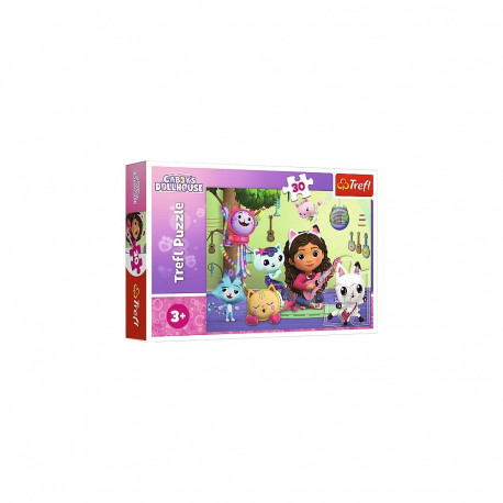 TREFL GABBY´S DOLLHOUSE puzzle, 30 pcs