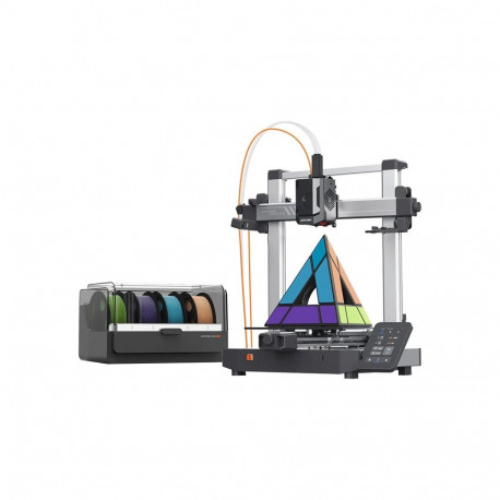 3D Printer - Anycubic Kobra 3 V2 Combo, 600 mm/sec, ACE Pro Module, 720p Camera, Black