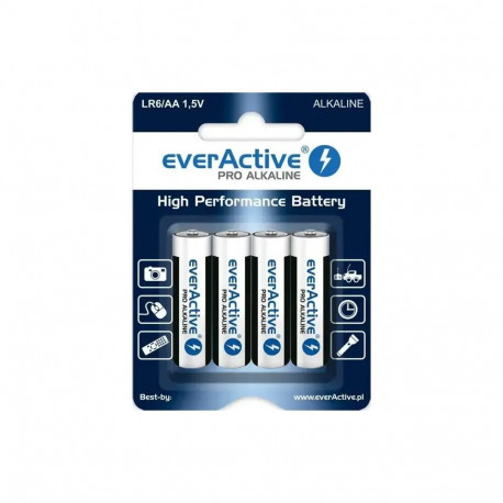 everActive Pro Alkaline high performance battery LR6|AA 1.5V| 4pcs
