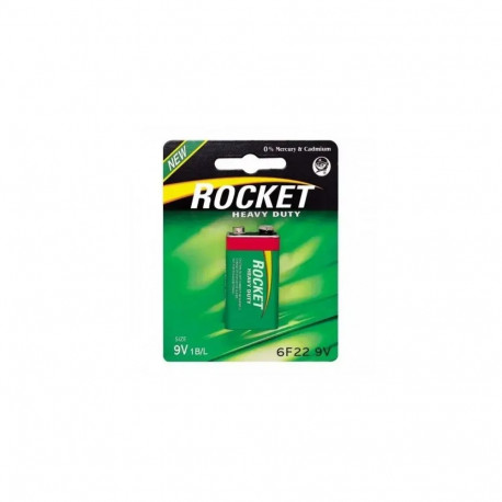 Rocket 6F22-1BB (9V) Blister Pack 1pcs