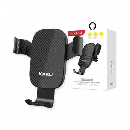 KAKU KSC-256 auto telefonihoidik ventilatsiooniavale 4.7-6" must