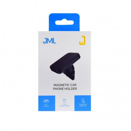 JML CH-113 magnetiline auto telefonihoidik ventilatsiooniavale must