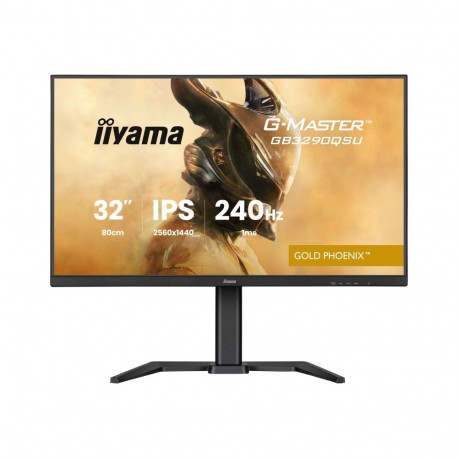 IIYAMA GB3290QSU-B1 G-Master Gold Phoenix 32inch Fast IPS QHD 240Hz 400cd/m2 1ms 2xHDMI DP Speakers 