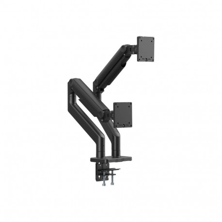 Digitus kahe monitori hoidik 2x45inch 2x20kg mehaanilise vedruga VESA: 75x75 100x100, must