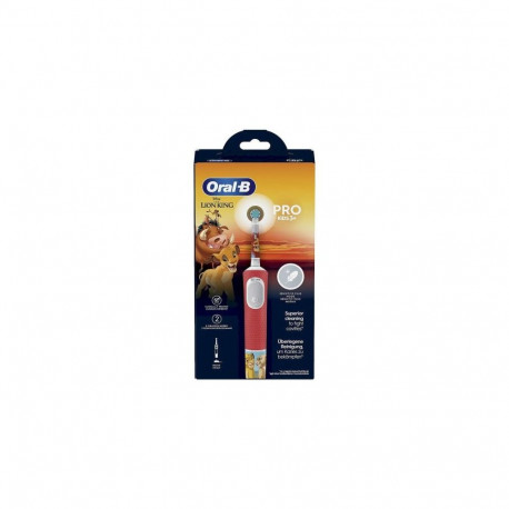 Oral-B Electric Toothbrush Vitality Pro 103 Kids Lion King Edition, Red EU