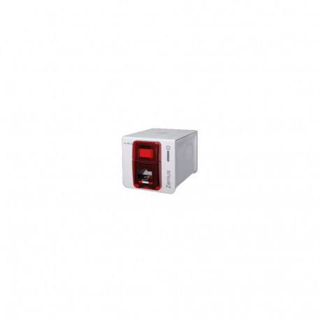 Evolis Zenius Classic GO PACK, single sided, 12 dots/mm (300 dpi), USB, red