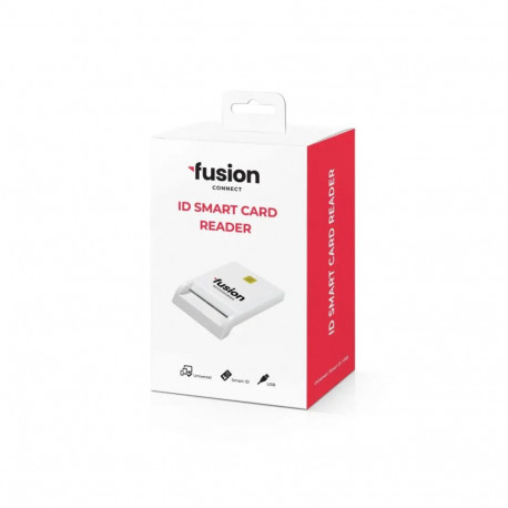 Fusion ID-kaardilugeja arvutile | SC | CCID ISO7816 USB valge