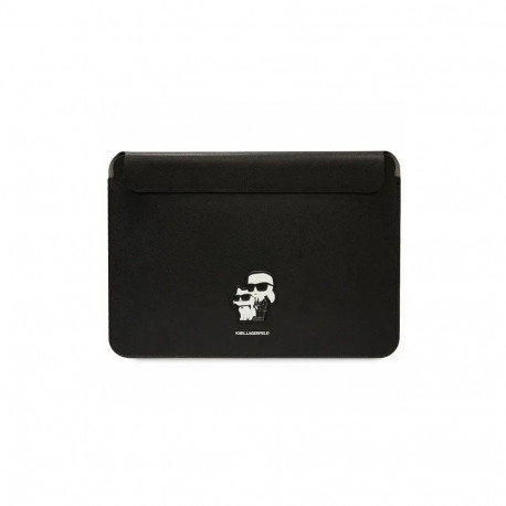 Karl Lagerfeld Saffiano Karl & Choupette laptop sleeve 16" black