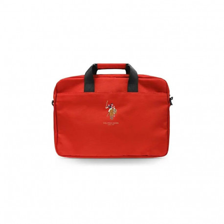 U.S. Polo Assn. Polo Embroidery sülearvutikott 16" punane