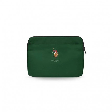U.S. Polo Assn. Polo Embroidery laptop sleeve 13" green