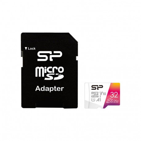 Silicon Power | microSDHC UHS-I mälukaart | Elite | 32 GB | microSDHC/SDXC | Kiiruse klass 10