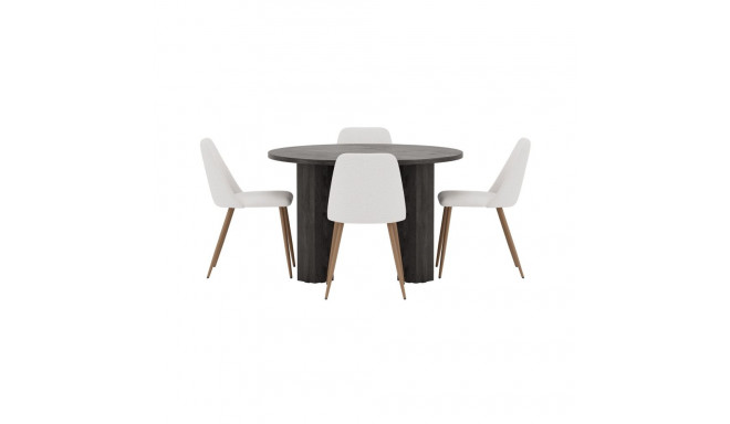Söögitoa komplekt JUNO&NIGHT 4 tooli