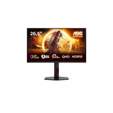AOC | Q27G4ZDR | 27 " | QD-OLED | QHD | 16:9 | 240 Hz | 0.03 ms | 2560 x 1440 pixels | 400 cd/m² | H