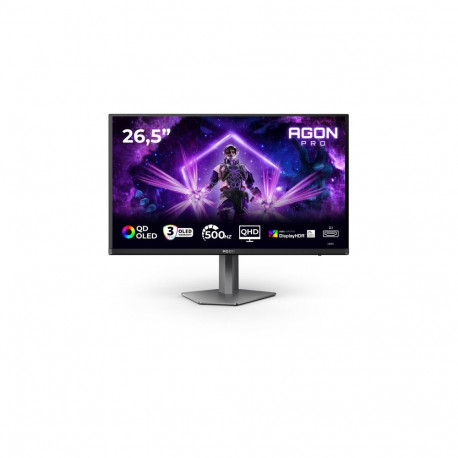 AOC AG276QKD2 27" QD-OLED QHD 16:9 500 Hz 0,03 ms 2560 x 1440 pikslit 1000 cd/m² 2 HDMI-pordi must m
