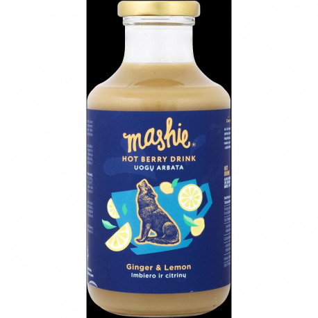 Püree MASHIE Original, ingver ja sidrun, klaaspudelis, 0,5 L