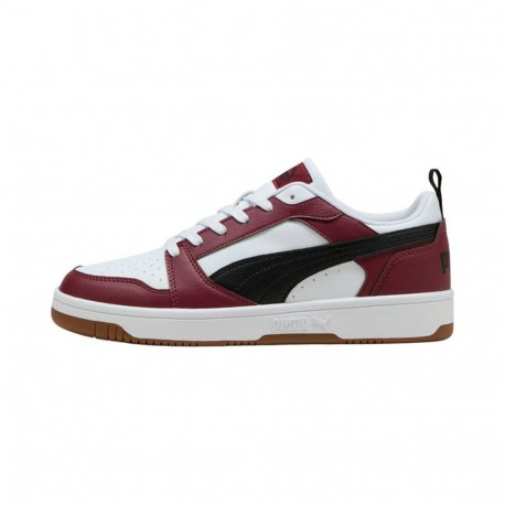 Igapäevajalatsid, meeste Puma Rebound V6 Low Valge Burgundiapunane - 41