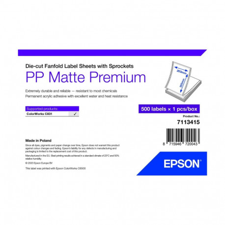 Printer Paper Epson 7113415 White