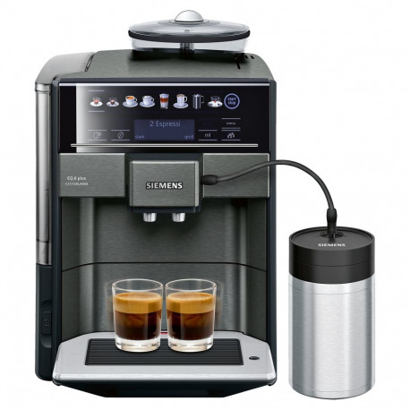"Siemens TE657F09DE EQ.6 plus extraKlasse Kaffeevollautomat dark inox"
