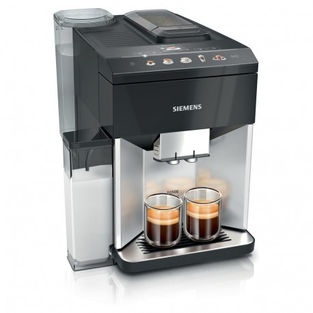 "Siemens TQ513D01 EQ.500 integral Kaffeevollautomat Klavierlack/ Silber"