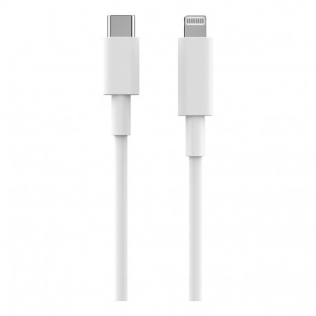 2GO USB andmekabel Type-C 3.1 - Lightning 1m, valge