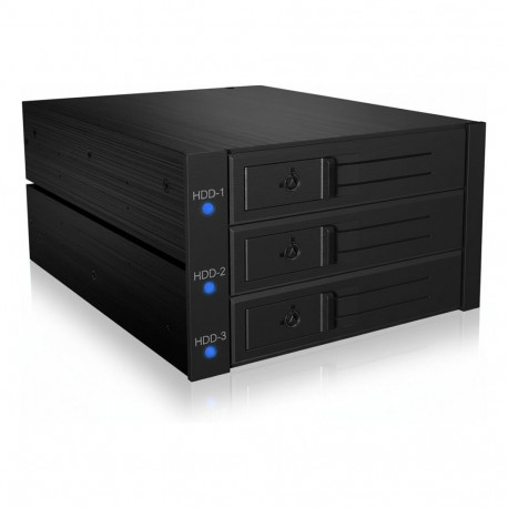 "ICY BOX Backplane, 3x SATA 3,5"" HDD für 2x 5,25"" Schacht, Hot Swap, trägerlos"
