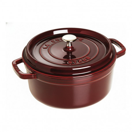 "Staub La Cocotte 24cm rund, grenadine, Gusseisen"