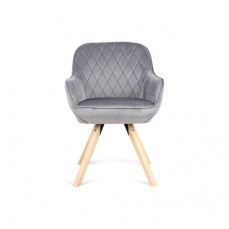 CHAIR DAINING BAGO 84X59X61CM GREY