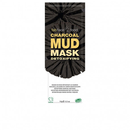 7TH HEAVEN FAB FACE FOOD CHARCOAL mascarilla de barro carbón desintoxicante 10 gr