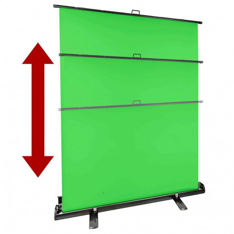 StudioKing Roll-Up Green Screen FB-150200FG 150x200 cm Chroma Green
