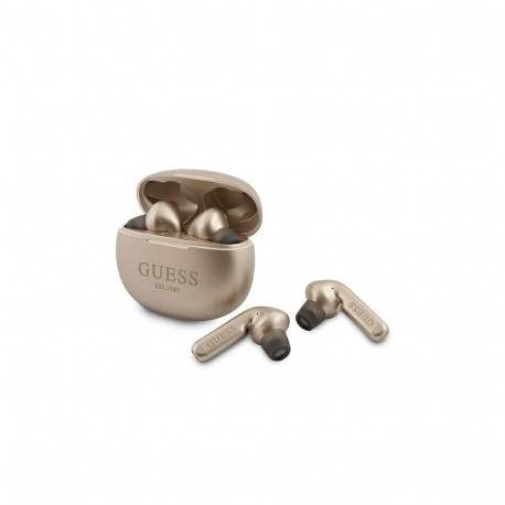 Guess GUTWS1CGO TWS Bluetooth headphones + gold/gold docking station