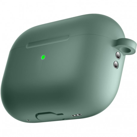 Airpods Pro 2 laadimiskarbiümbris Trendybay CBAP2-04, silikoon, roheline