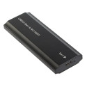 Fusion M2 to USB-C M-key SSD disk adapter black