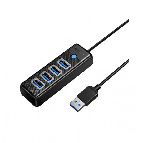Orico 4-in-1 USB-jaotur | USB-A kuni 4x USB 3.0 | must