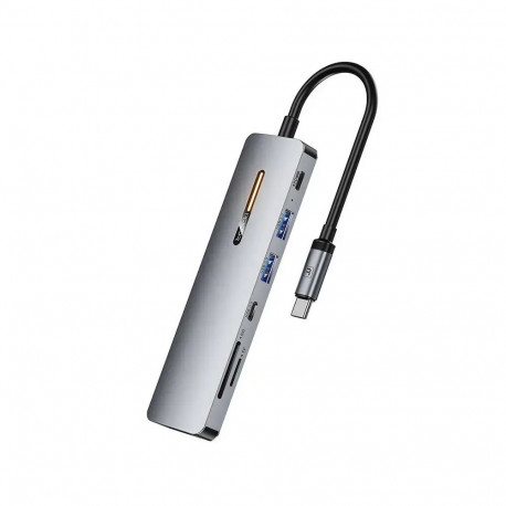 Toocki Docking Station Type-C 7in1 (Grey)